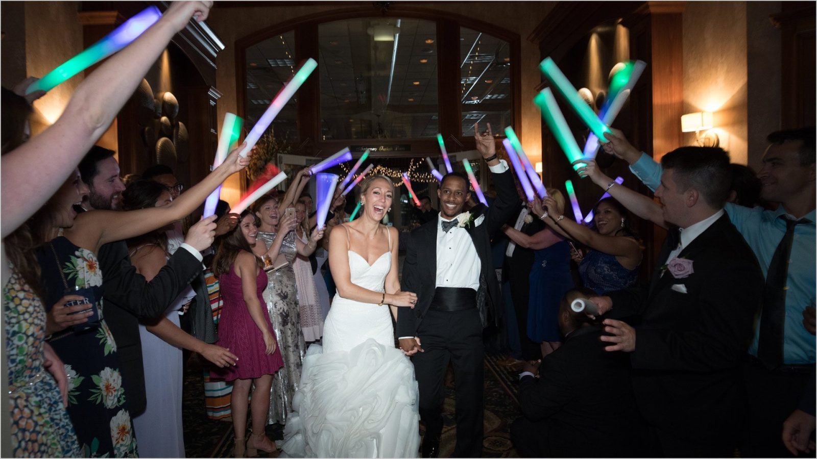 Drees Pavilion Wedding Reception Glowsticks