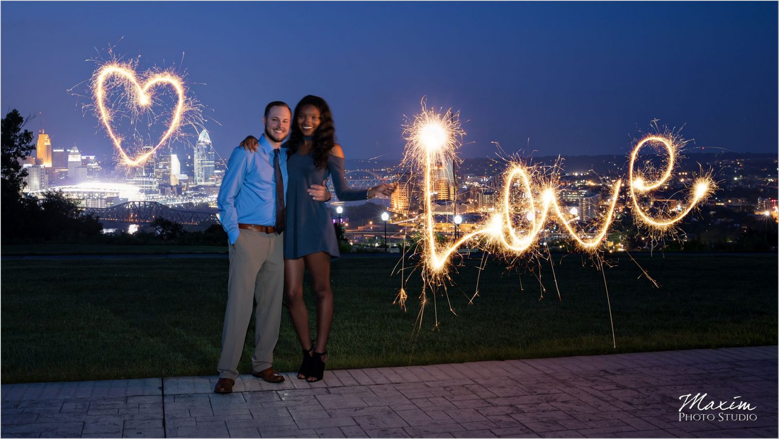 Cincinnati Drees Pavilion surprise Wedding Proposal